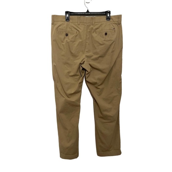 Tommy Hilfiger Men Chino Khaki Pants Tailored Fit 36 x 30 - Picture 5 of 5
